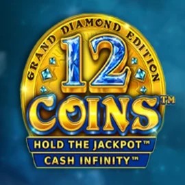 Official Slots logo: 12 Coins Grand Diamond Edition by Wazdan at VipLuck Casino