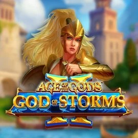 Age Of The Gods: God Of Storms 2 logo – Slots by Playtech at VipLuck Casino