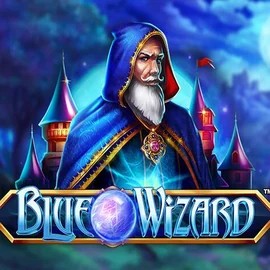 Blue Wizard slot visual from Quickspin available on vipluckcasino.eu.com