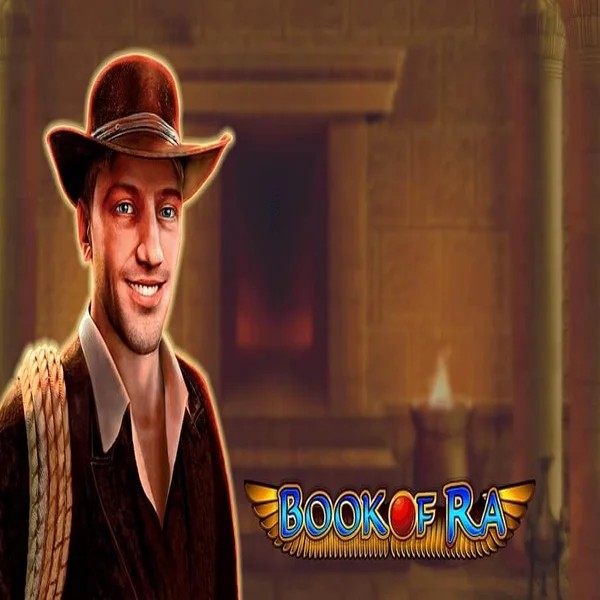 Book of Ra casino game by Greentube – featured logo at VipLuck Casino