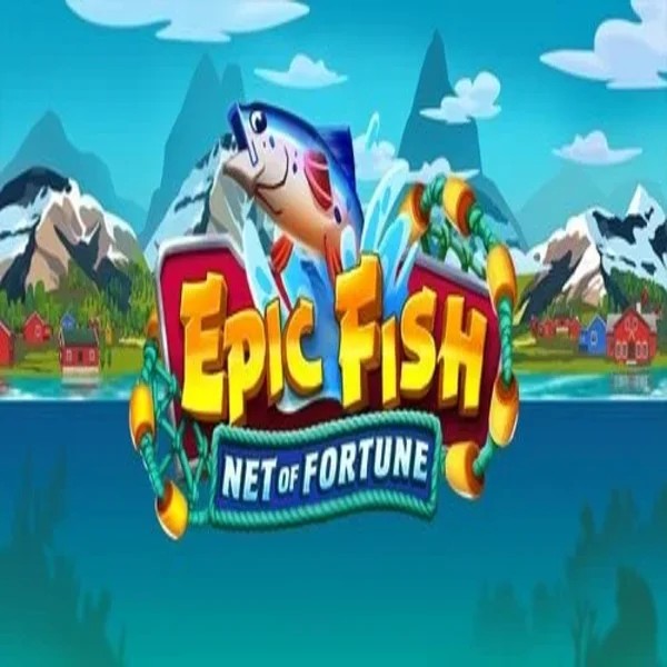 Epic Fish Net of Fortune casino game by Quickspin – featured logo at VipLuck Casino