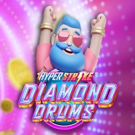 Hyper Strike Diamond Drums logo by Gameburger Studios VipLuck Casino