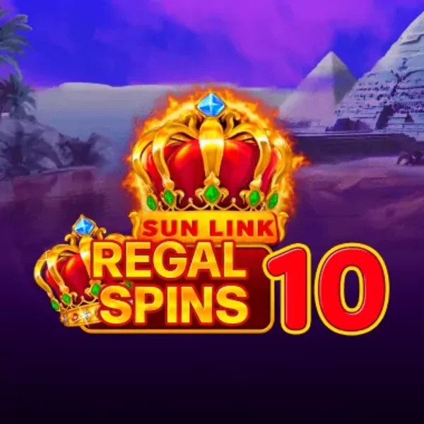 Regal Spins 10 casino game by PatePlay – featured logo at VipLuck Casino