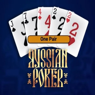 Russian Poker slot icon by OneTouch Games, available at VipLuck Casino