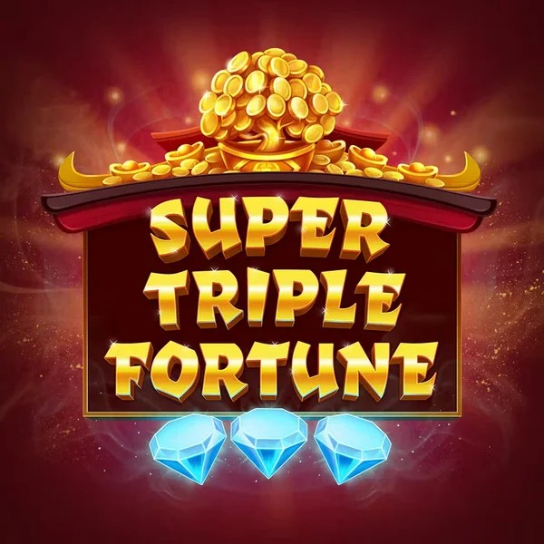 Super Triple Fortune slot visual from Greentube available on vipluckcasino.eu.com