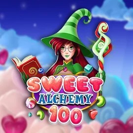 Sweet Alchemy 100 slot visual from Play'n GO available on vipluckcasino.eu.com