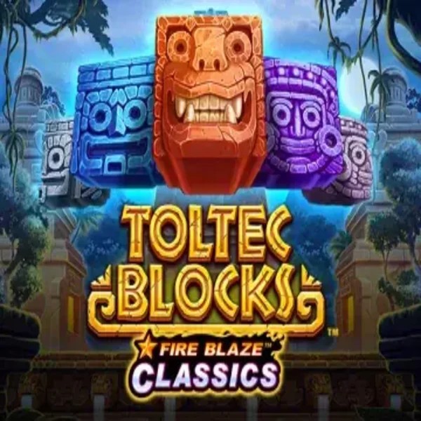 Enjoy Fire Blaze: Toltec Blocks by Rarestone Gaming – logo hosted on vipluckcasino.eu.com