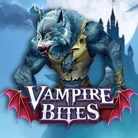 Vampire Bites slot logo by Amusnet Interactive at VipLuck Casino