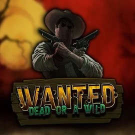 Official Slots logo: Wanted Dead or a Wild by Hacksaw Gaming at VipLuck Casino